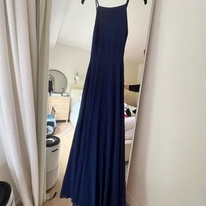 Lulu's Navy Maxi Dress